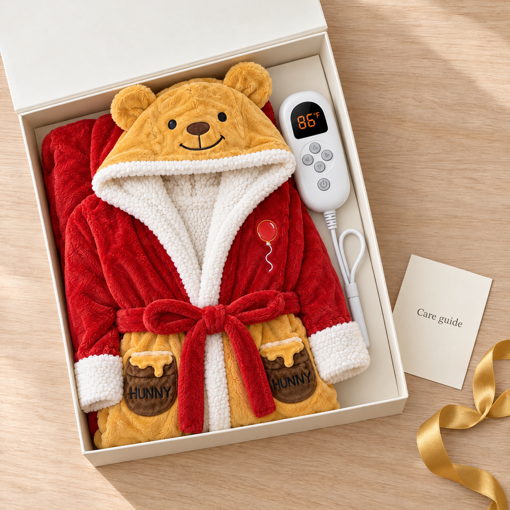 HunnyHugs™ Heated Bear Robe